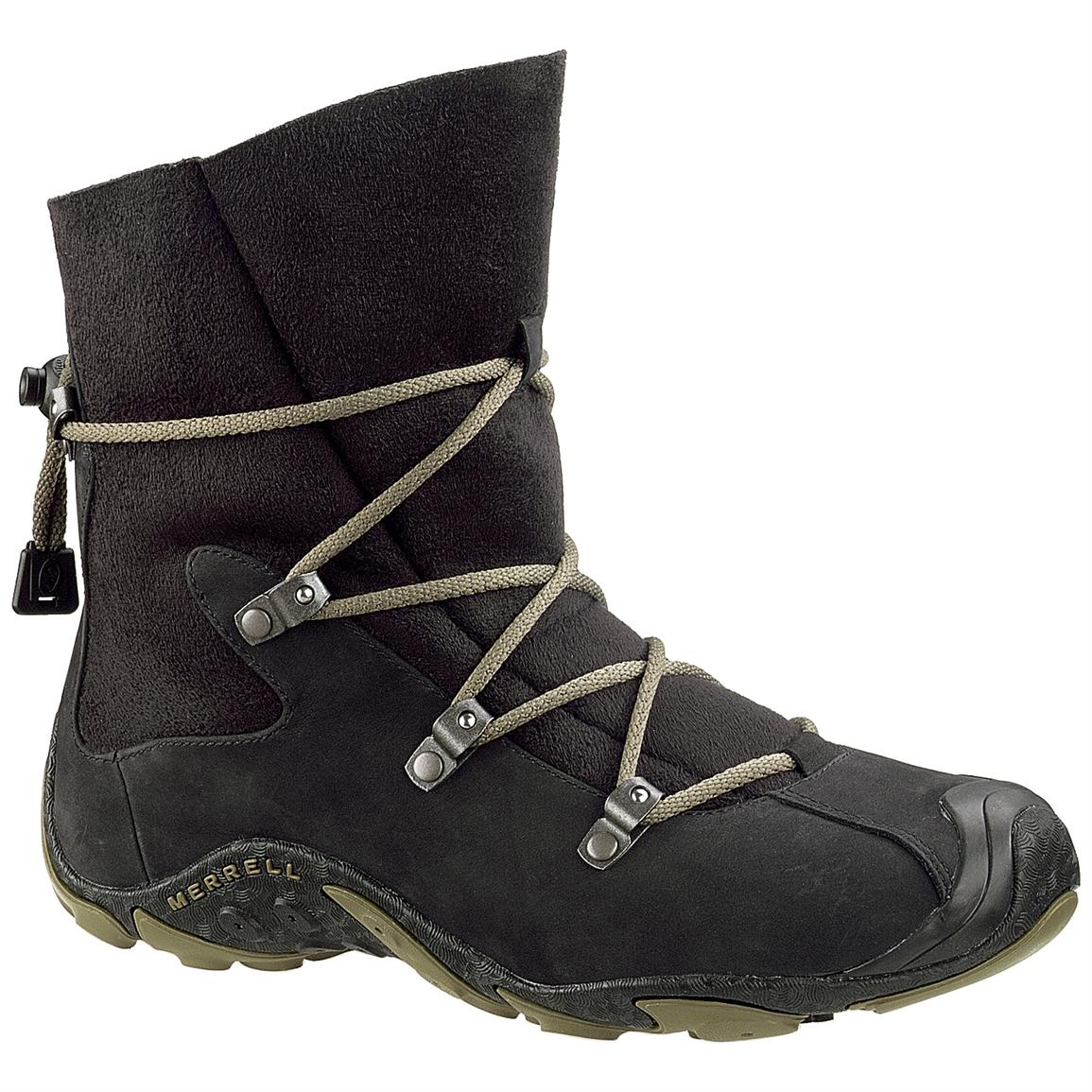 Women's Merrell® Forecast Tug Waterproof Boots, Black - 48580, Casual ...