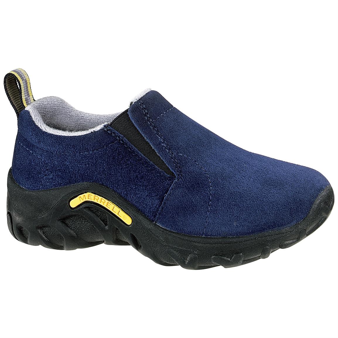 Kids' Merrell® Nubuck Jungle Moc - 48614, Casual Shoes at Sportsman's Guide