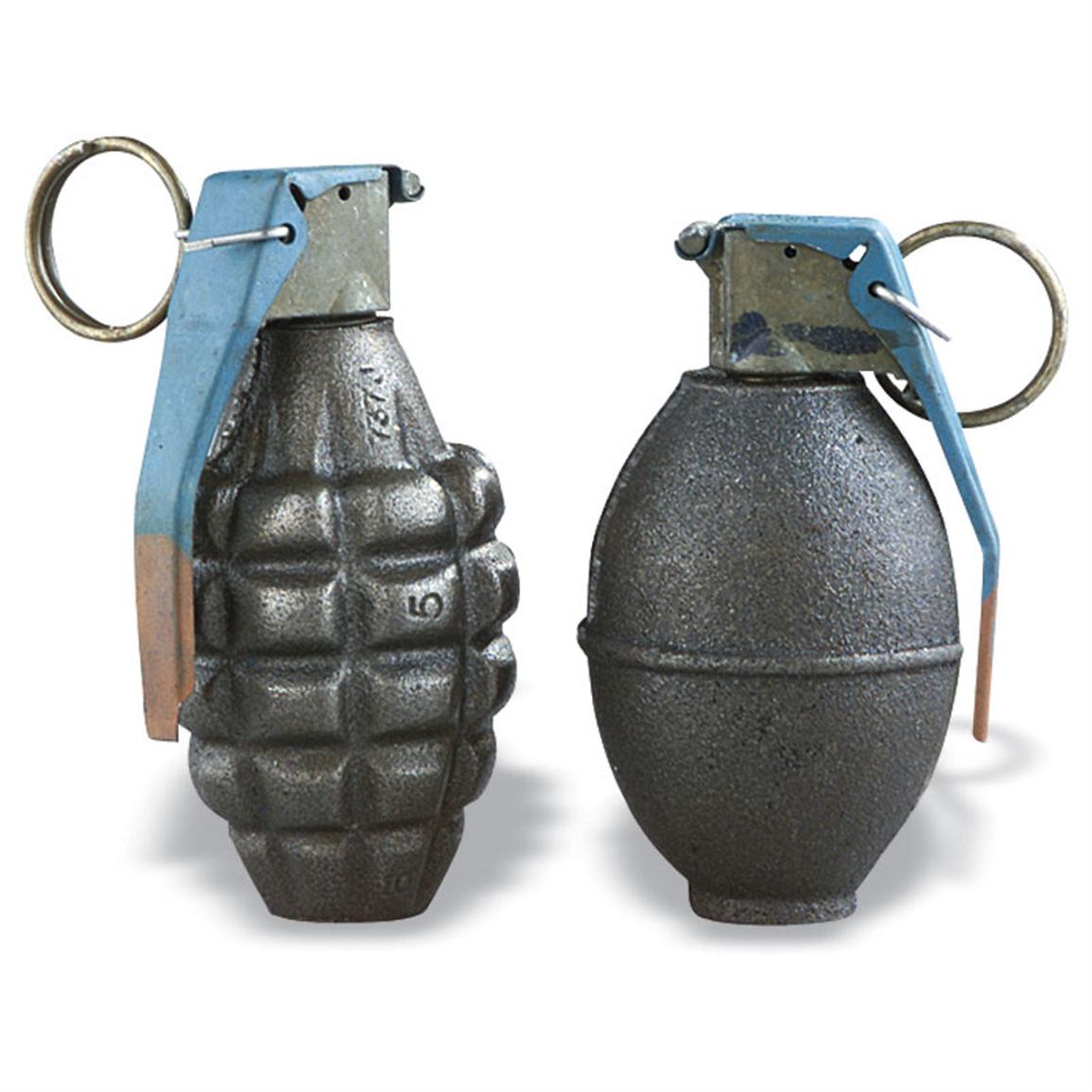 2 Pk. of 1 Pineapple and 1 Lemon Grenade 49777, Dummy Rounds