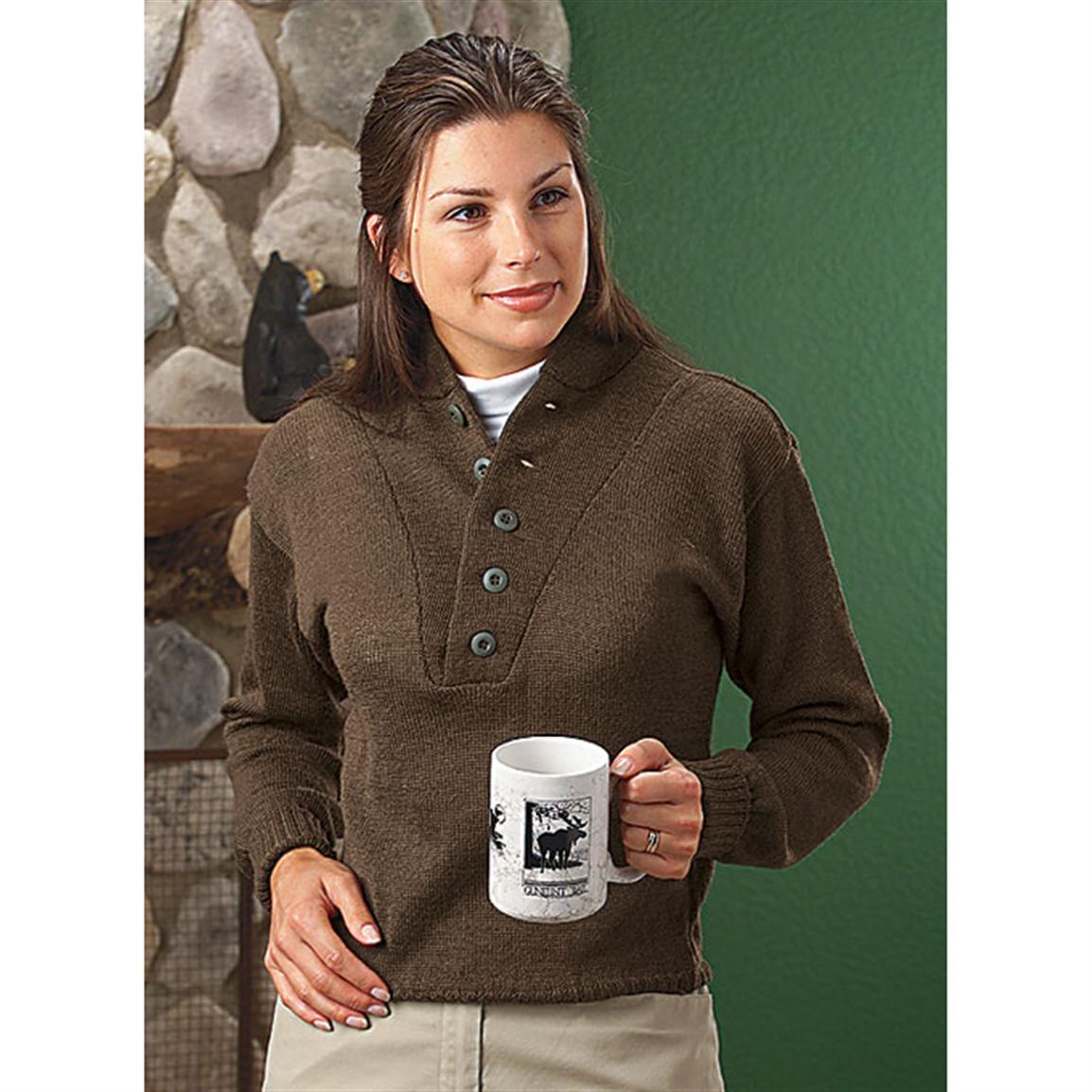 us army 5 button sweater