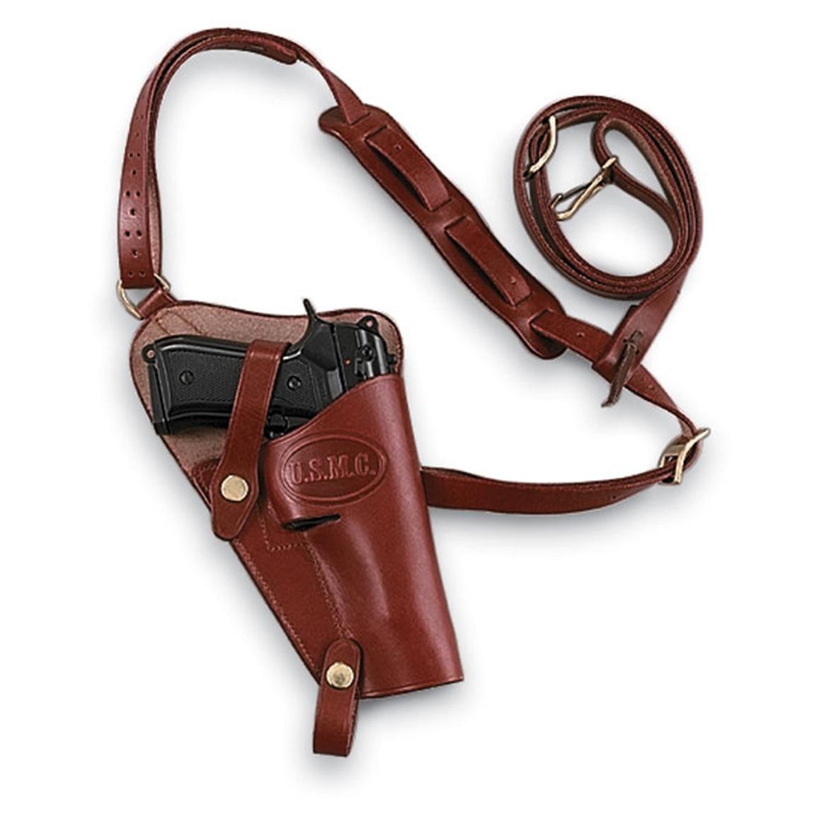 Reproduction U S M C Beretta Model Shoulder Holster Black At Sportsman S Guide