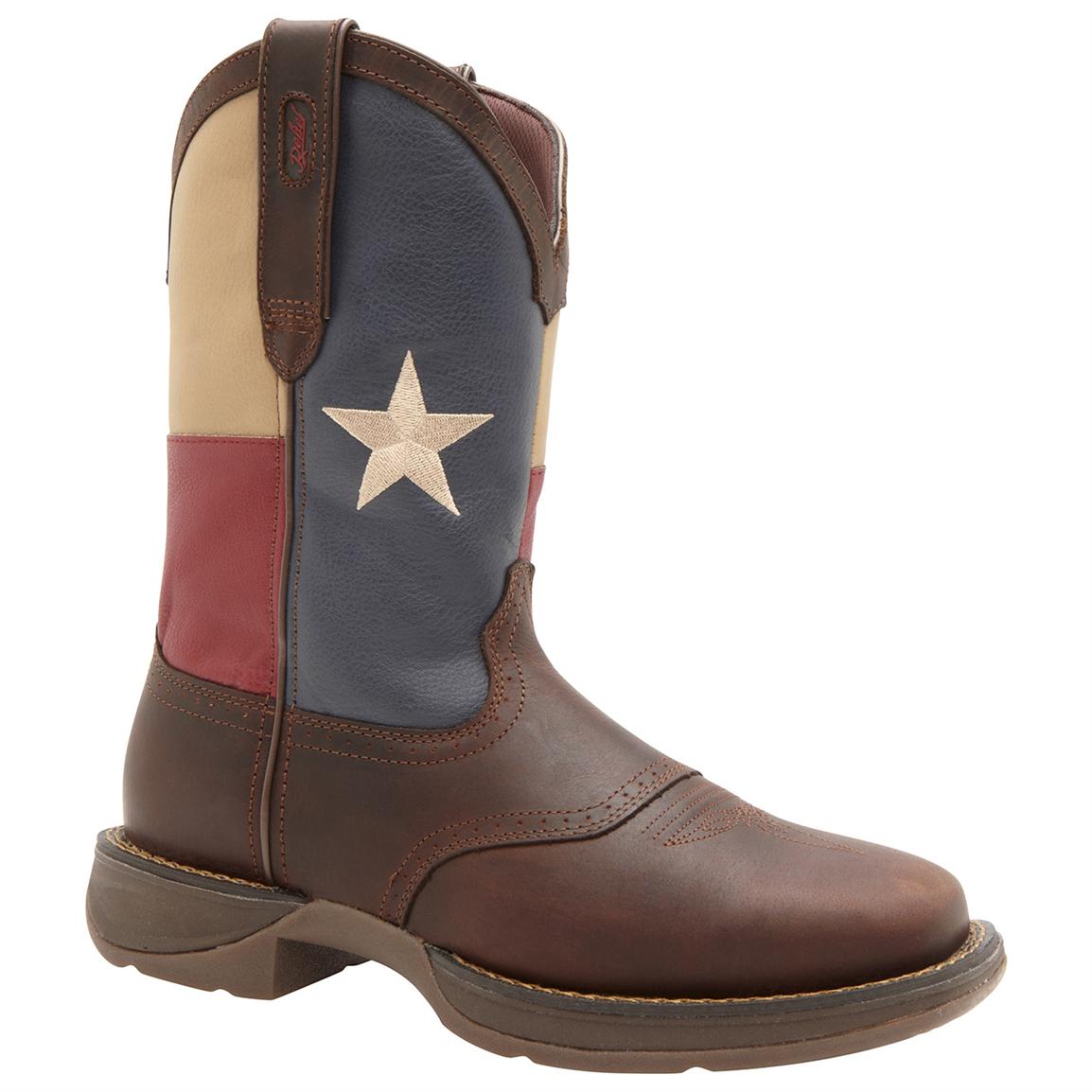 Durango Patriotic Pull-On Texas Flag Western Boots - 578044, Cowboy ...