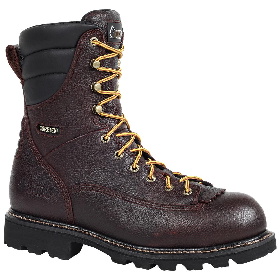 Rocky® Great Oak Waterproof Low Heel Logger Boots - 578330, Work Boots ...