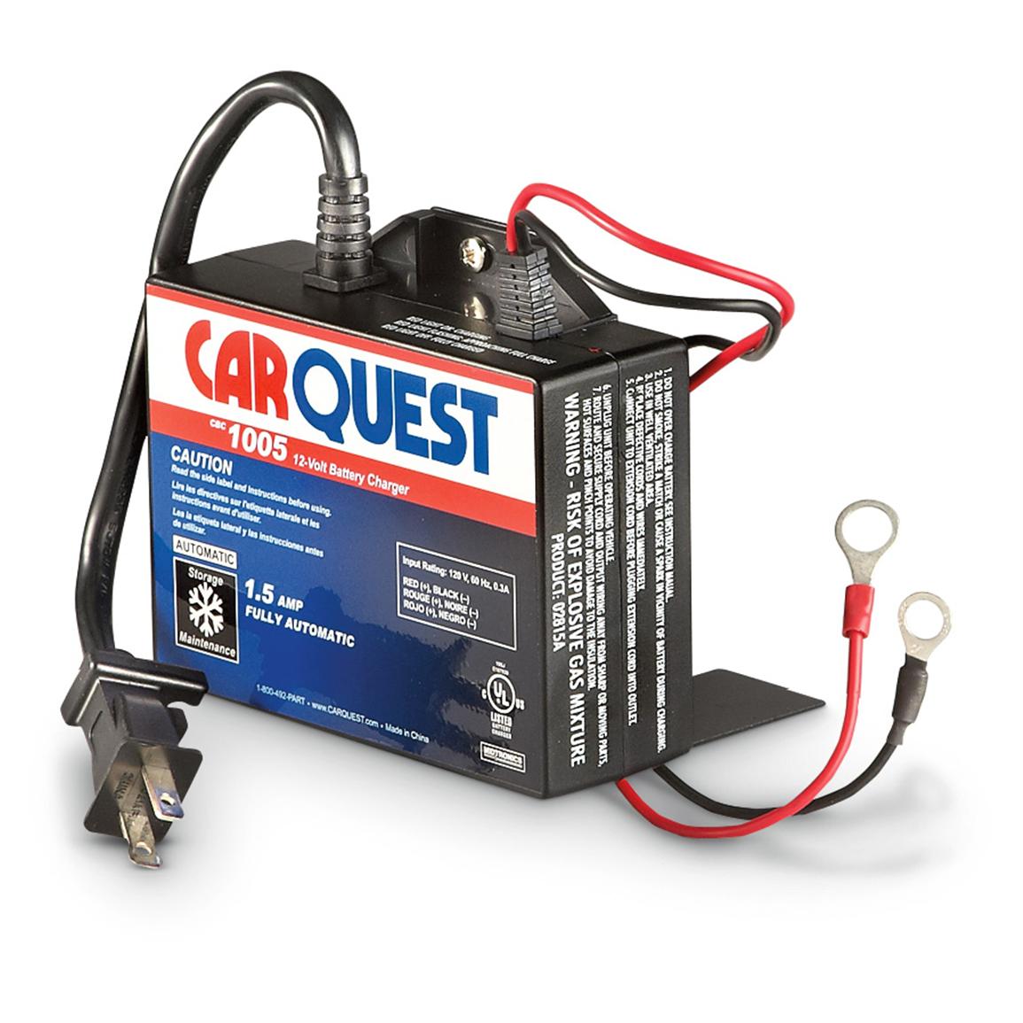Carquest 1 5 Amp Automatic Battery Charger Chargers Jump Starters At Sportsman S Guide