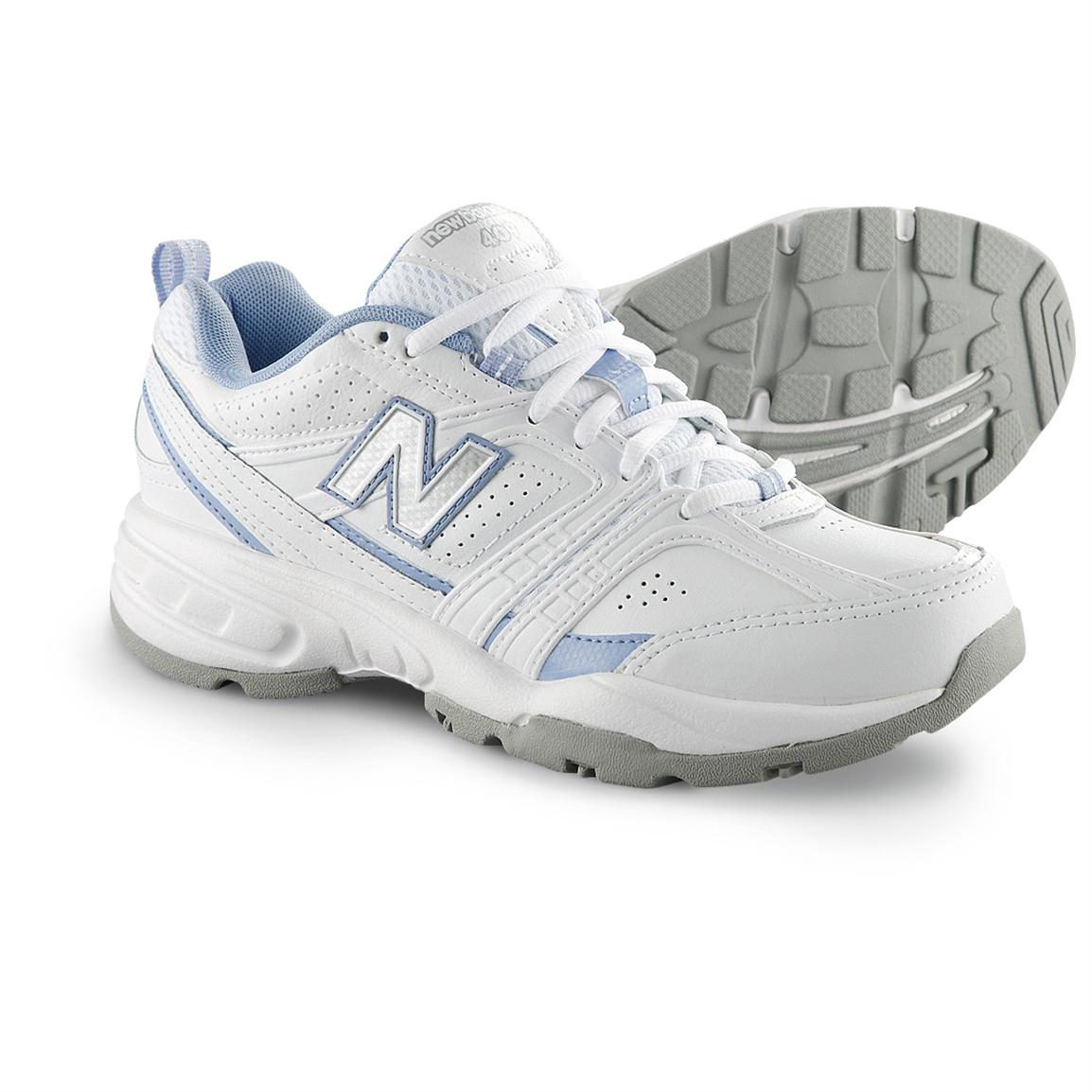Women's New Balance® 409 Cross Trainer Athletic Shoes, White / Lilac ...
