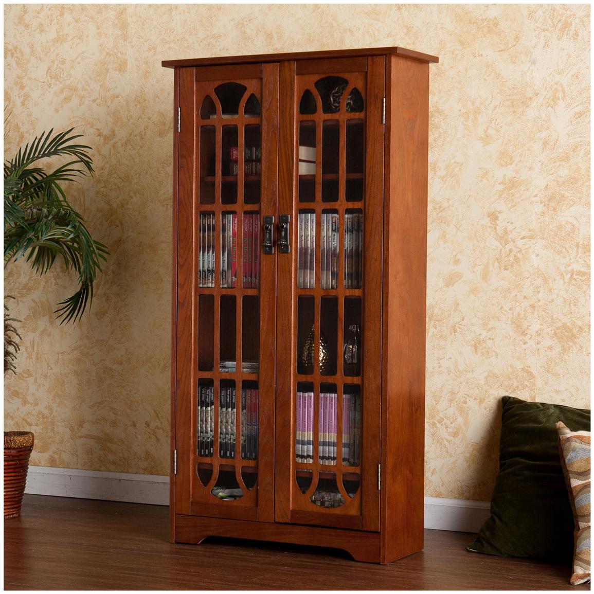 Window Pane Double Door Media Cabinet 579120 At Sportsman S Guide