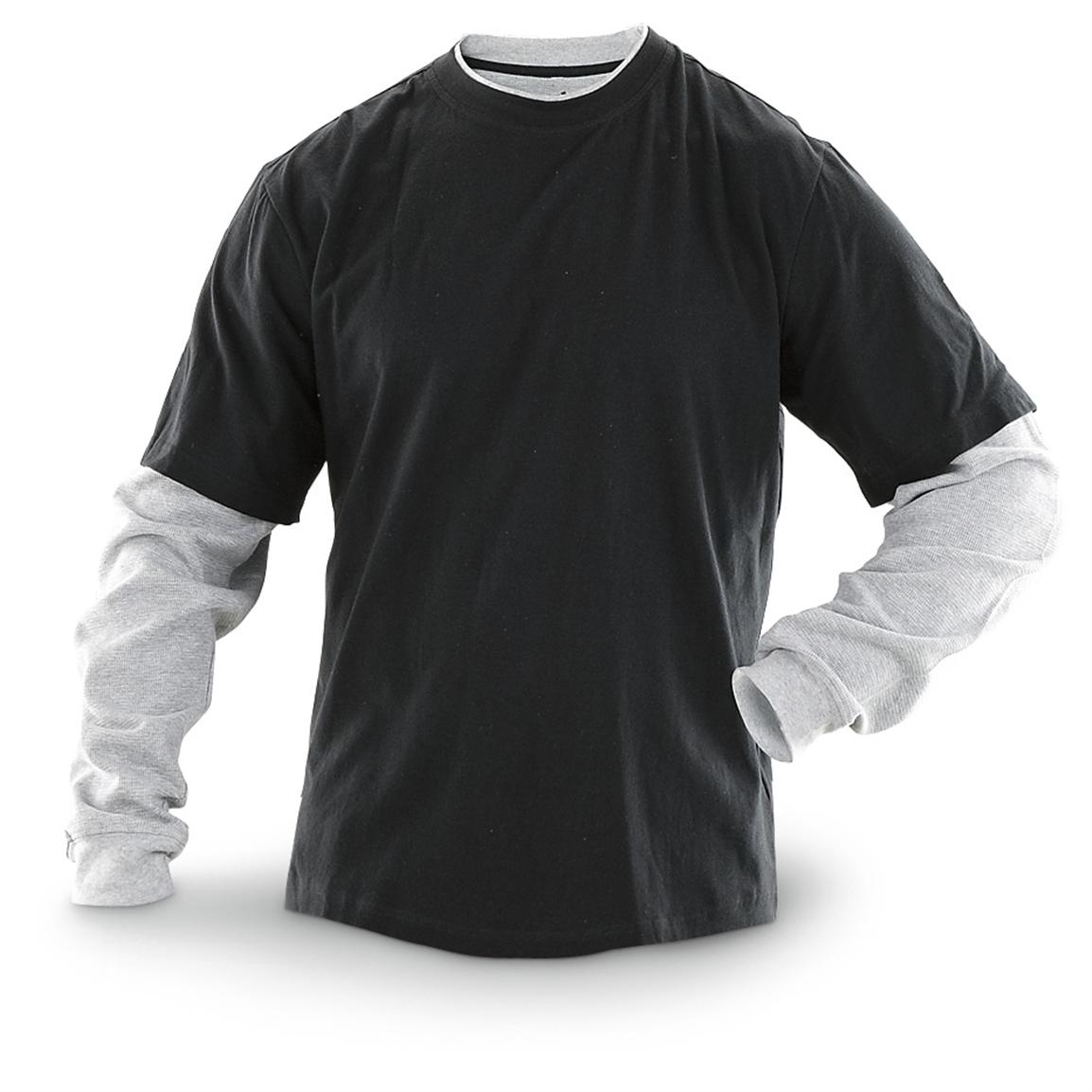 Adidas Long -sleeved 2-layer T- shirt - 579464 T-Shirts at 