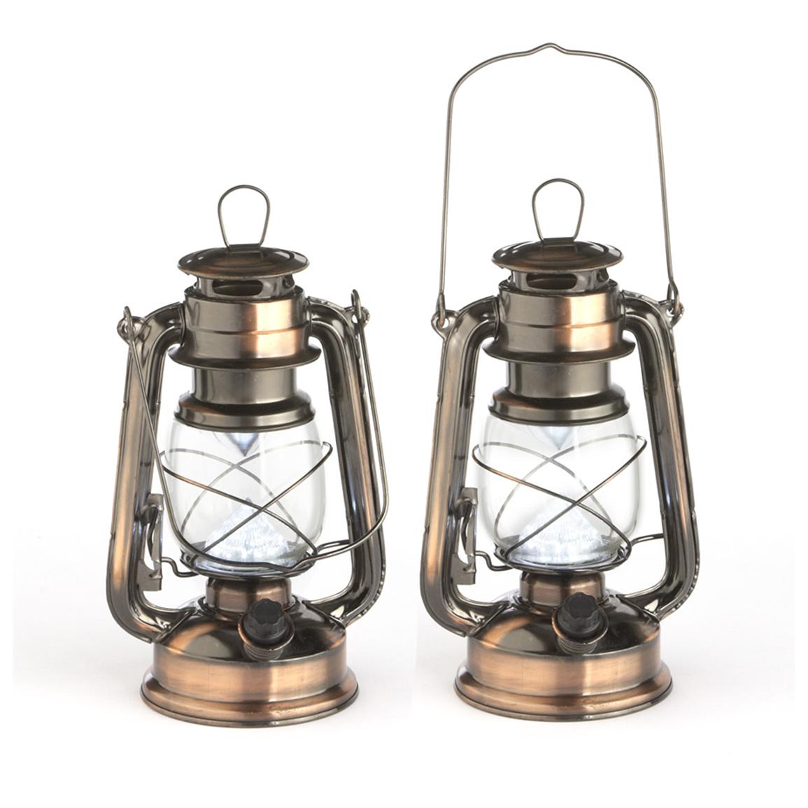 2-Pk. IIT® 16-LED Hurricane Lanterns - 579524, Headlamps & Lanterns at