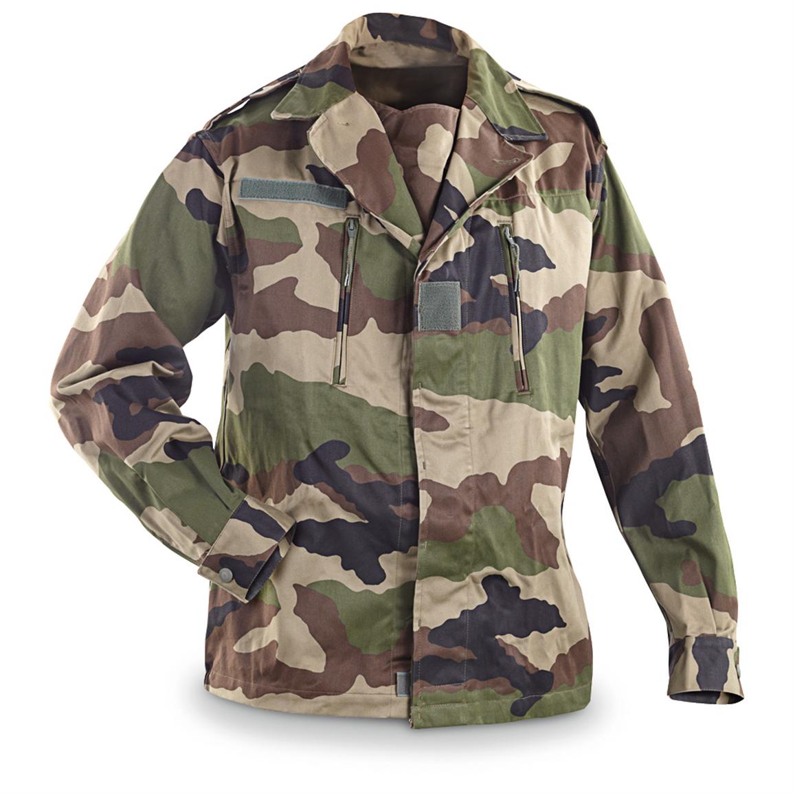 New French Military Surplus F2 Jacket, CCE Camo