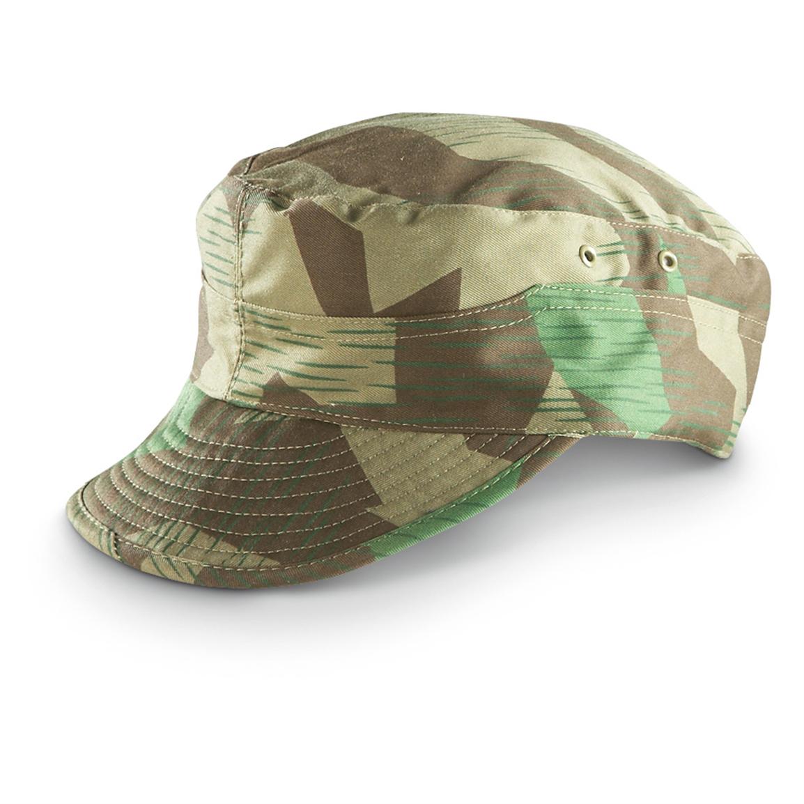 Mil-Tec® German WWII-style Cap, Splinter - 580076, Tactical Clothing at ...