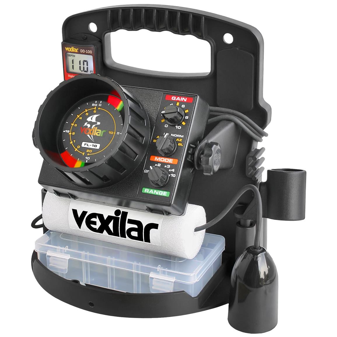 Vexilar® FL-18 Flasher Fishfinder Pro Pack II with 12 Degree Ice-Ducer