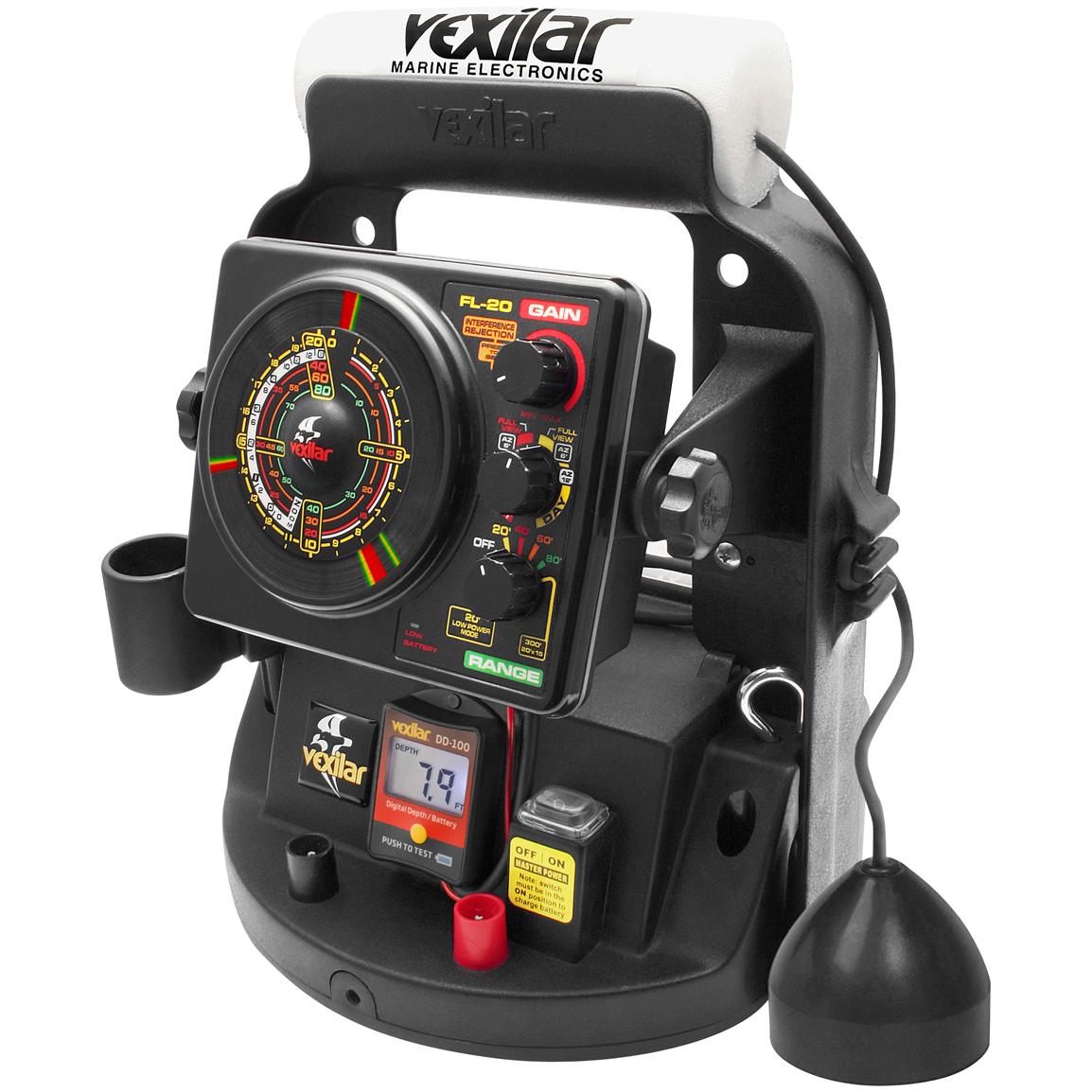 Vexilar FL20 Flasher Fishfinder Ultra Pack with 9 Degree