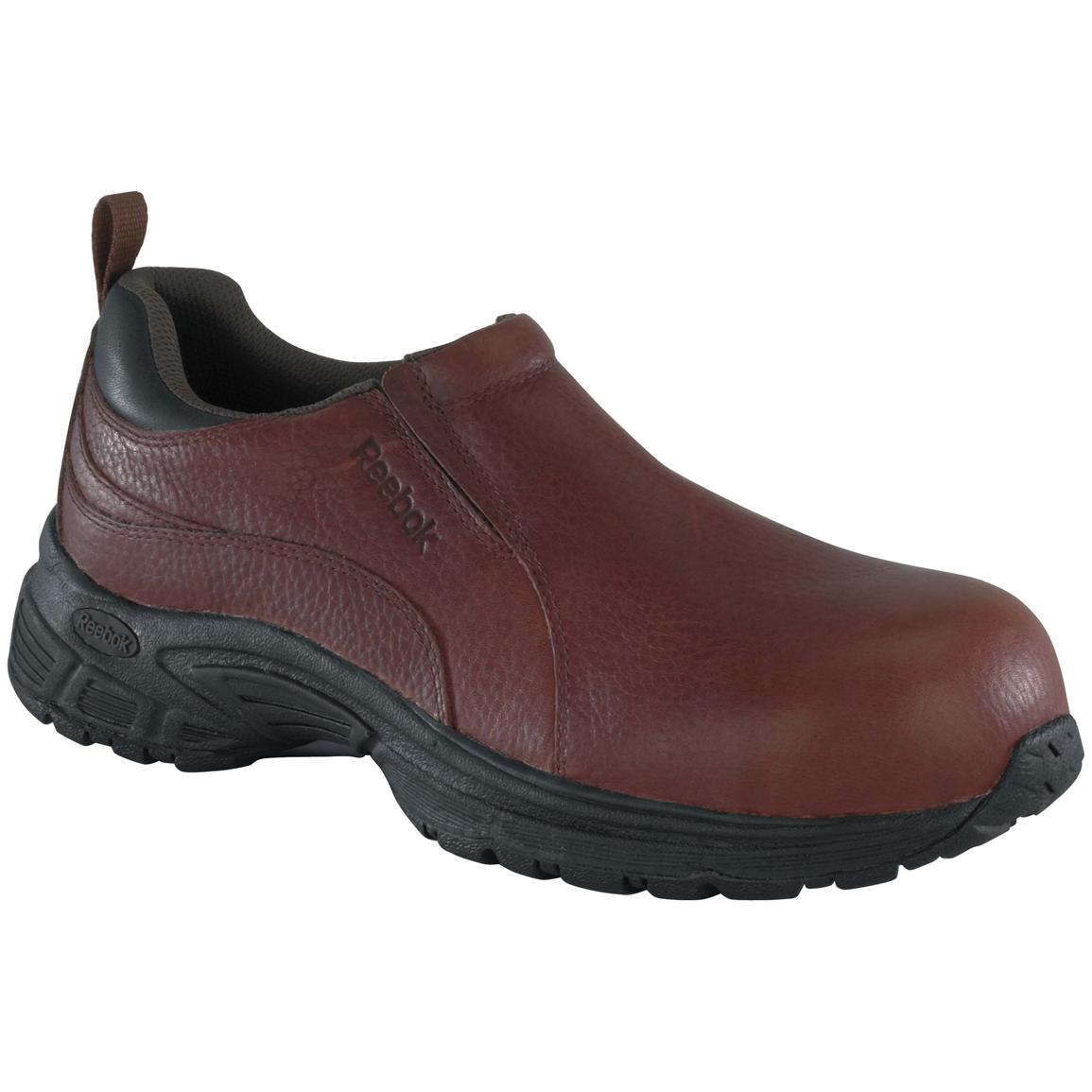 Men's Reebok Composite Toe Twin Gore Slip-On Shoes - 580317, Casual ...