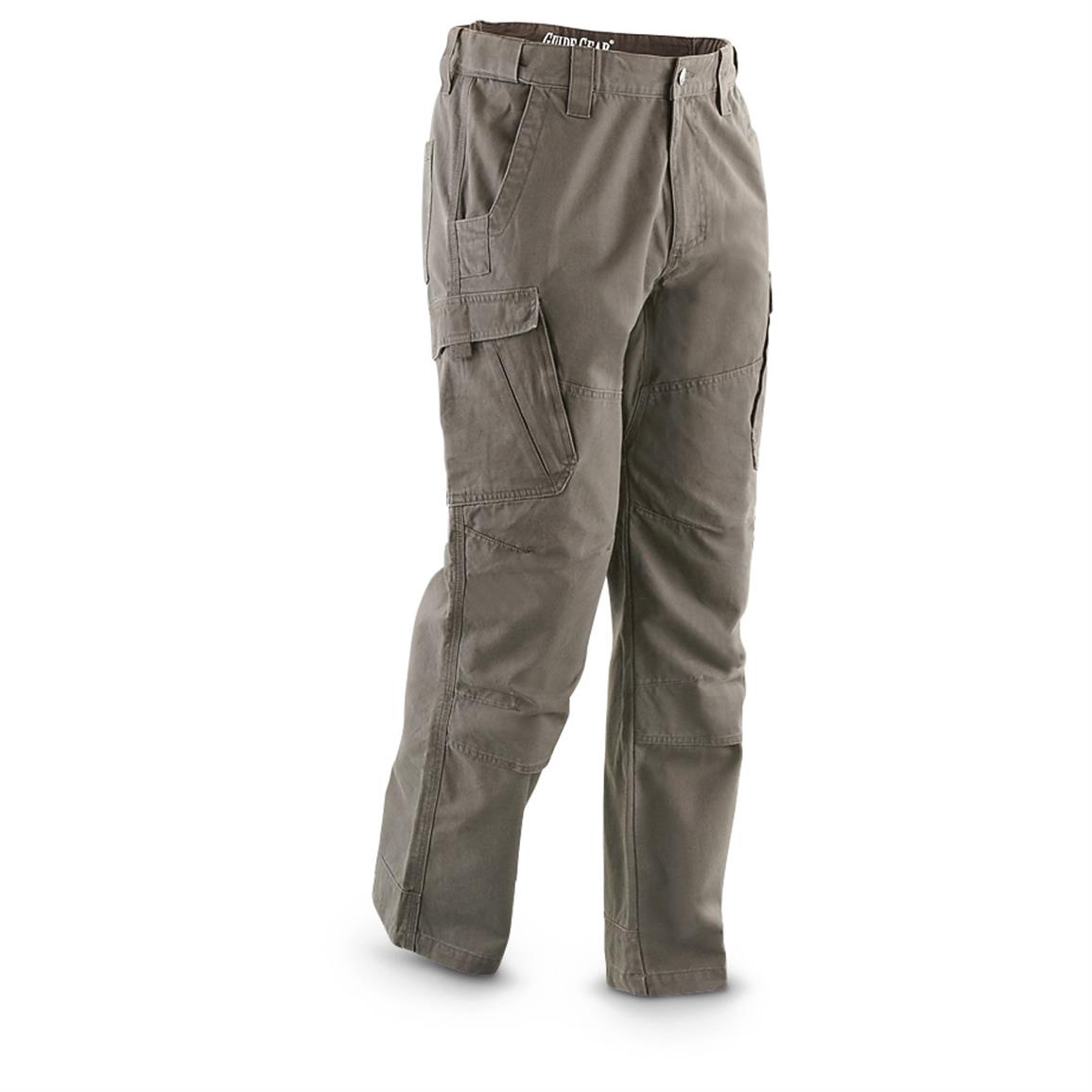 Guide Gear 9.5-oz. Canvas Work Pants - 581028, Jeans & Pants at ...