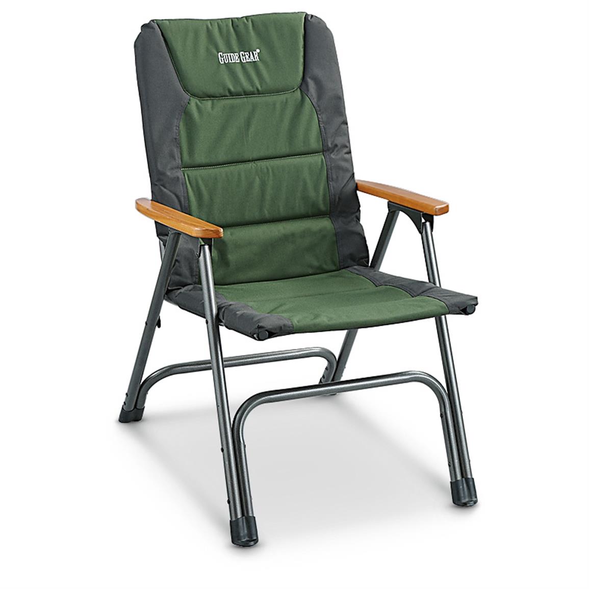 Guide Gear XL Padded Deck Chair, 300 lb. Capacity - 581523 ...