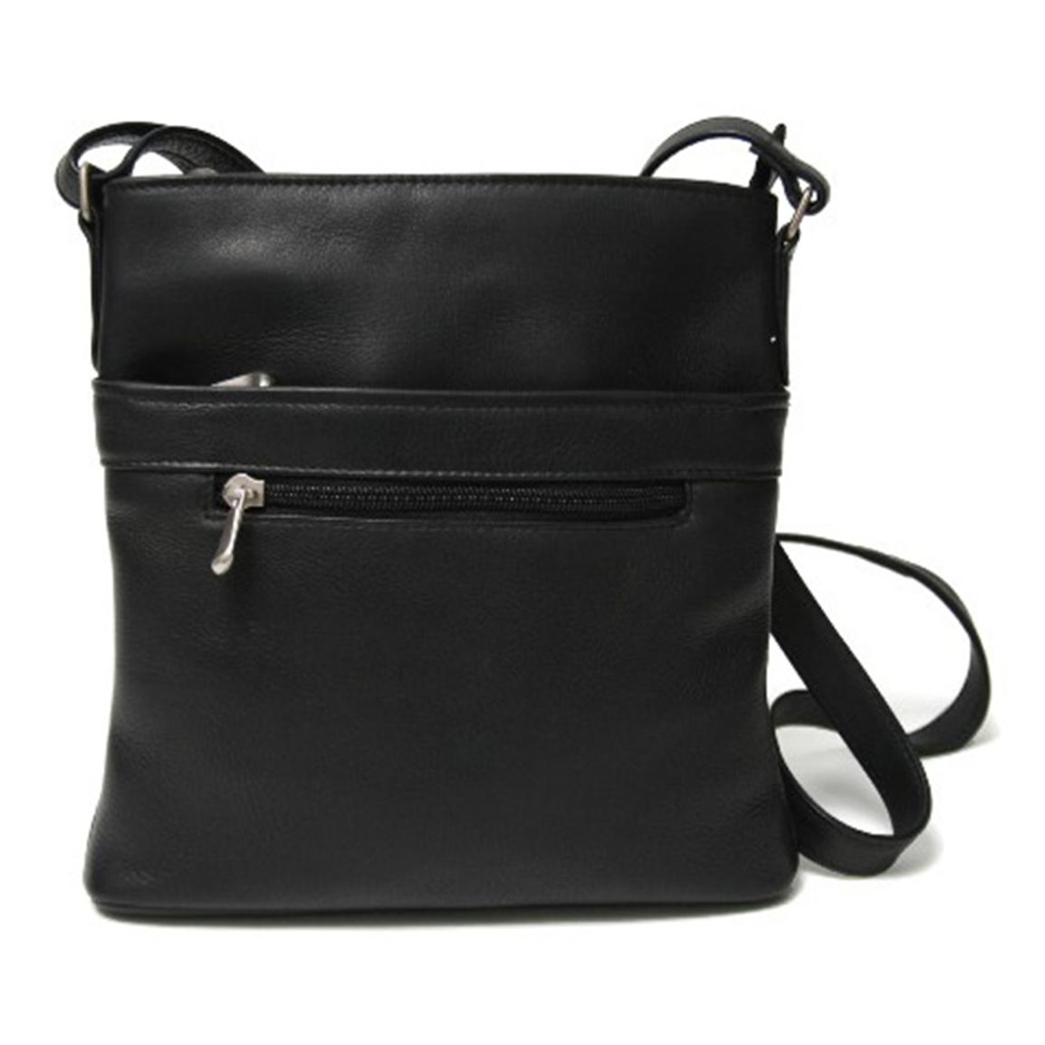 Royce Leather® Vaquetta Triple Zip Crossbody Bag - 581593, Purses & Handbags at Sportsman&#39;s Guide