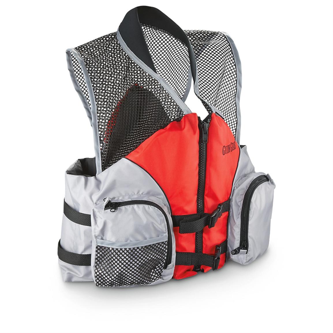 Guide Gear Water Sports Mesh Fishing Life Vest 581836