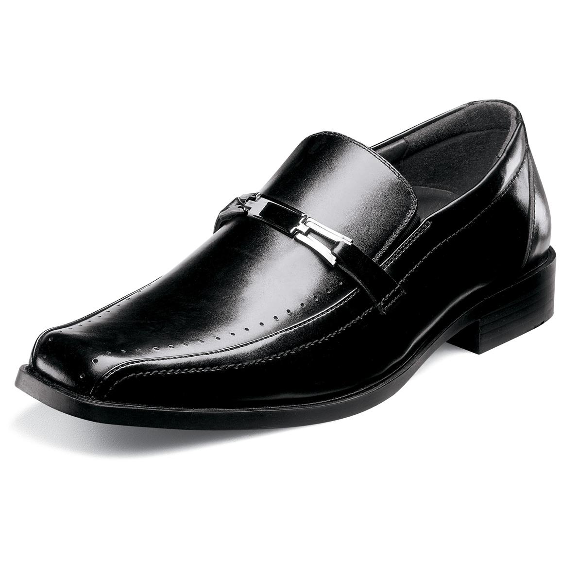 Men's Stacy Adams® Cade Shoes, Black - 582297, Dress Shoes at Sportsman ...