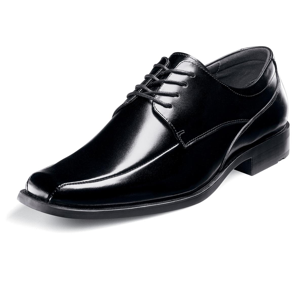 Men's Stacy Adams® Canton Shoes, Black - 582299, Dress Shoes at ...