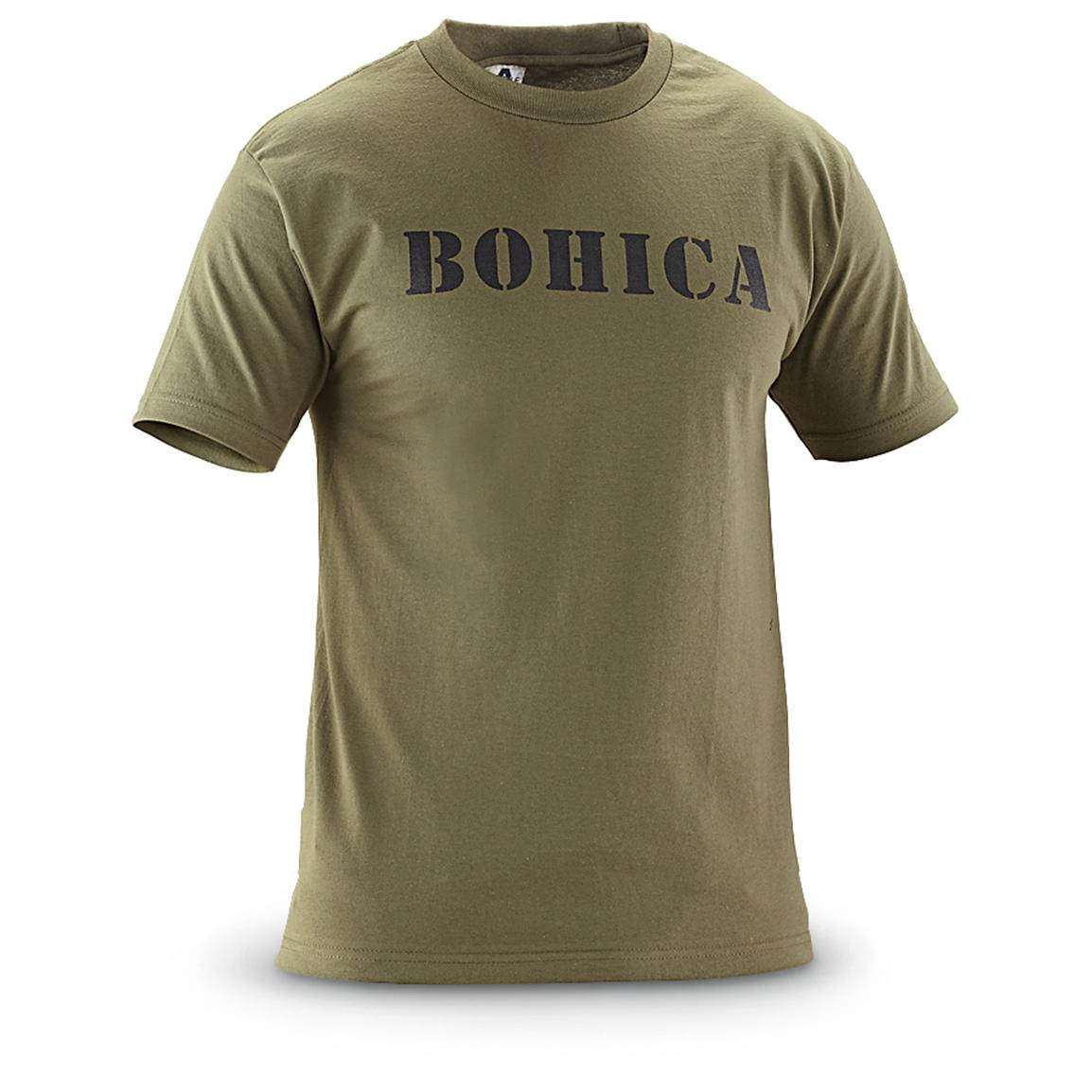 Men's Military Acronym T-Shirt, BOHICA