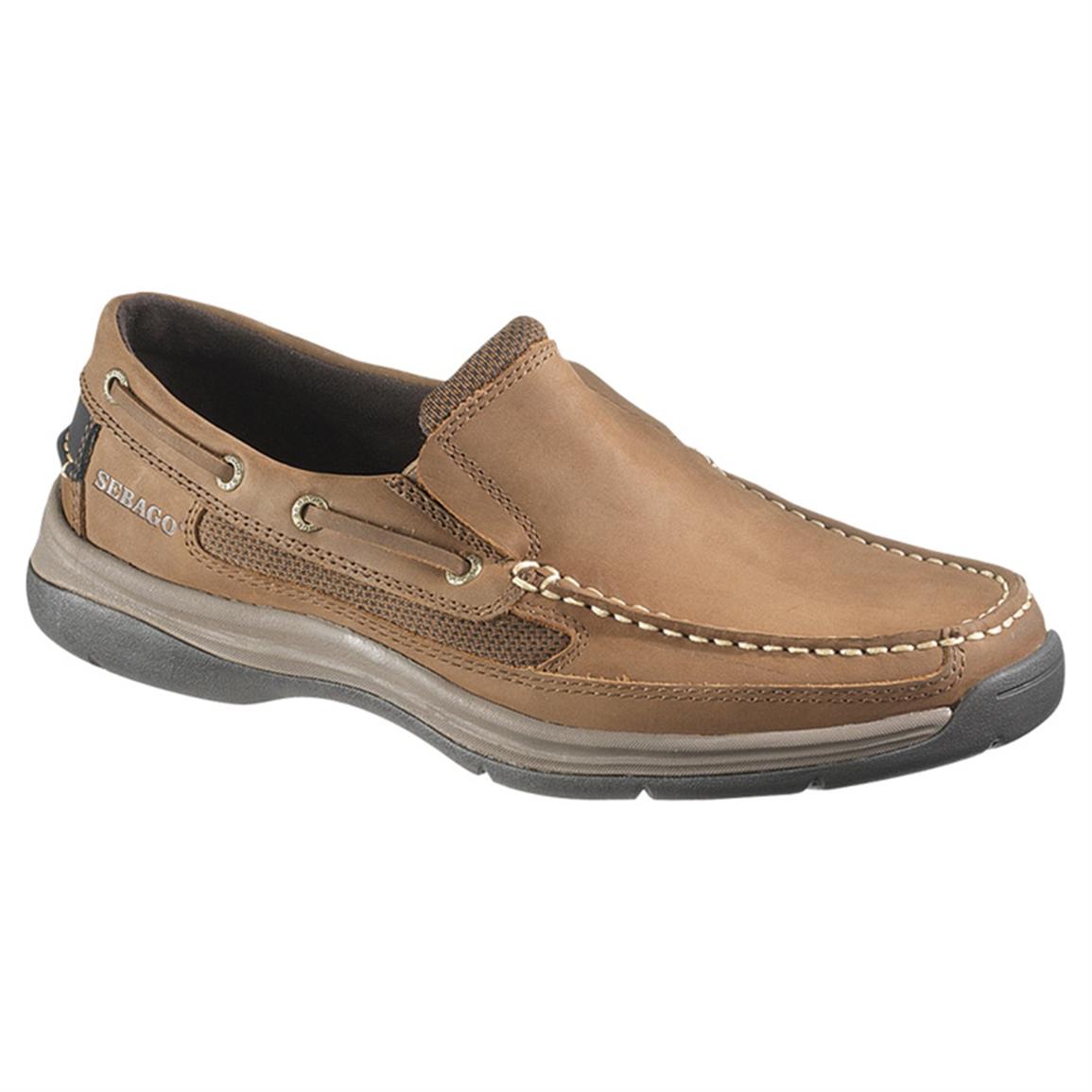 Men's Sebago® Bowman™ Slip-On Boat Shoes - 582524, Casual Shoes at ...