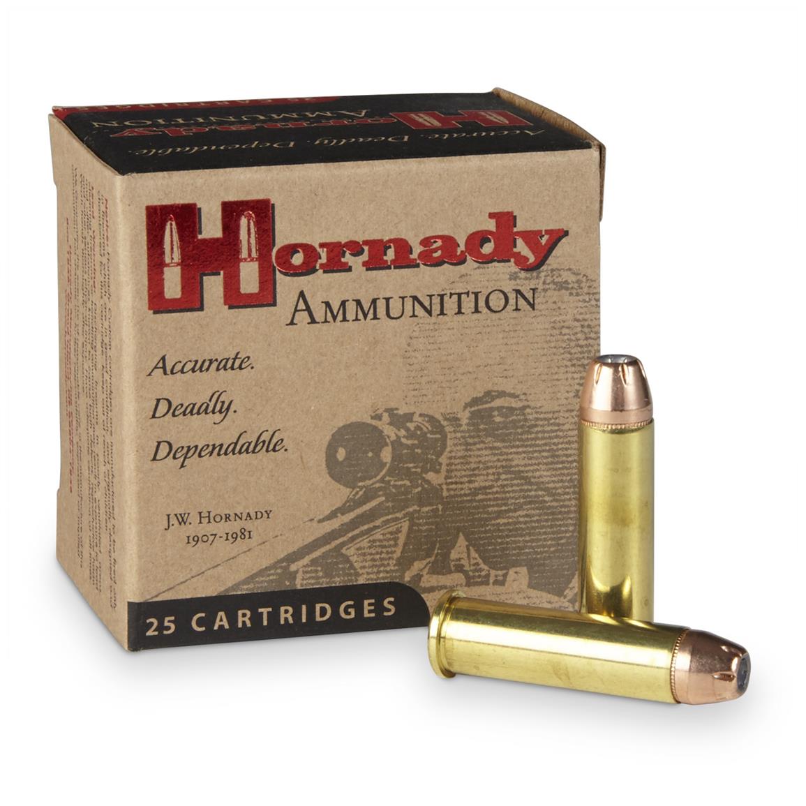 Hornady Custom, .357 Magnum, JHP/XTP, 158 Grain, 25 Rounds