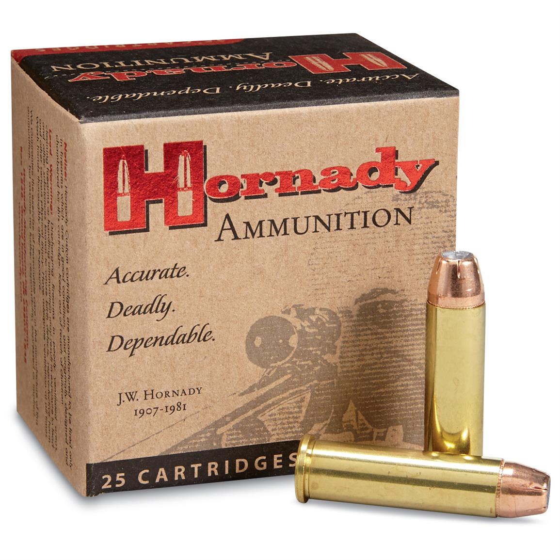 Hornady Custom, .357 Magnum, JHP/XTP, 125 Grain, 25 Rounds - 58255 ...