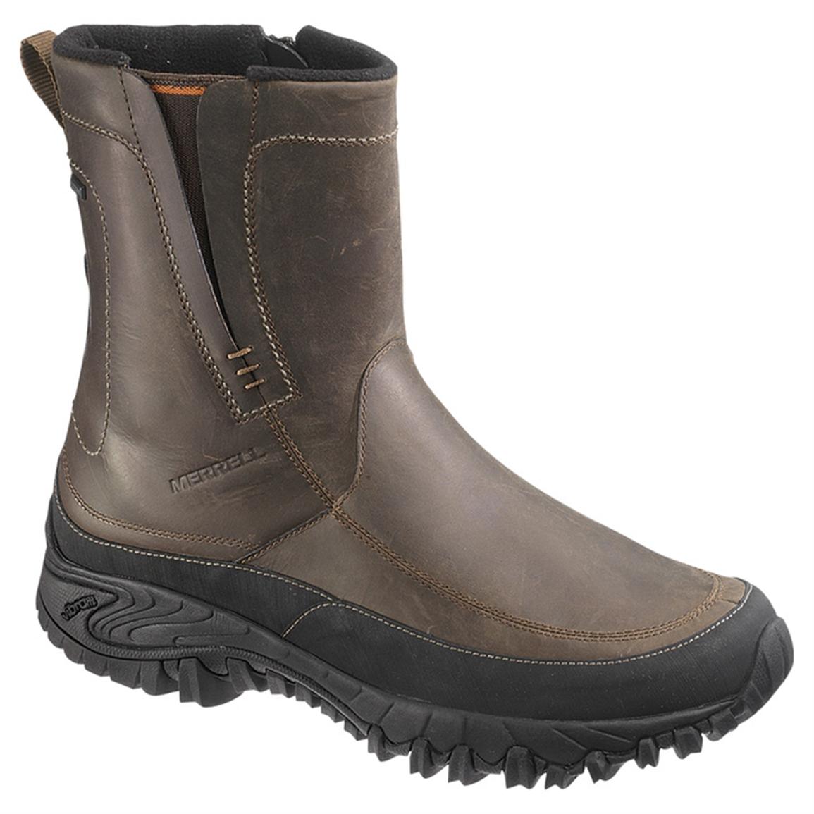 merrell men's pull on boots