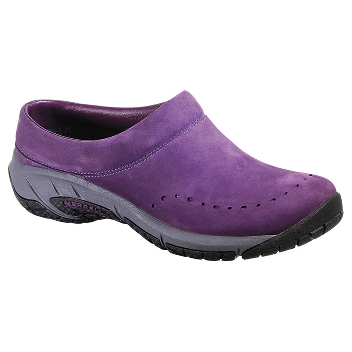 pull on slip on womens merrell shoes