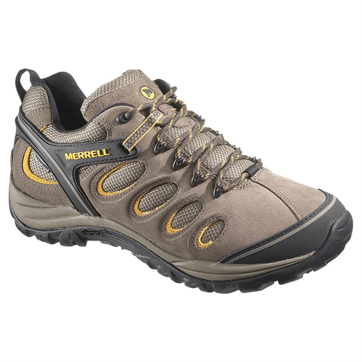 Men's Merrell Chameleon 5 Waterproof Trail Shoes - 584018, Hiking Boots ...