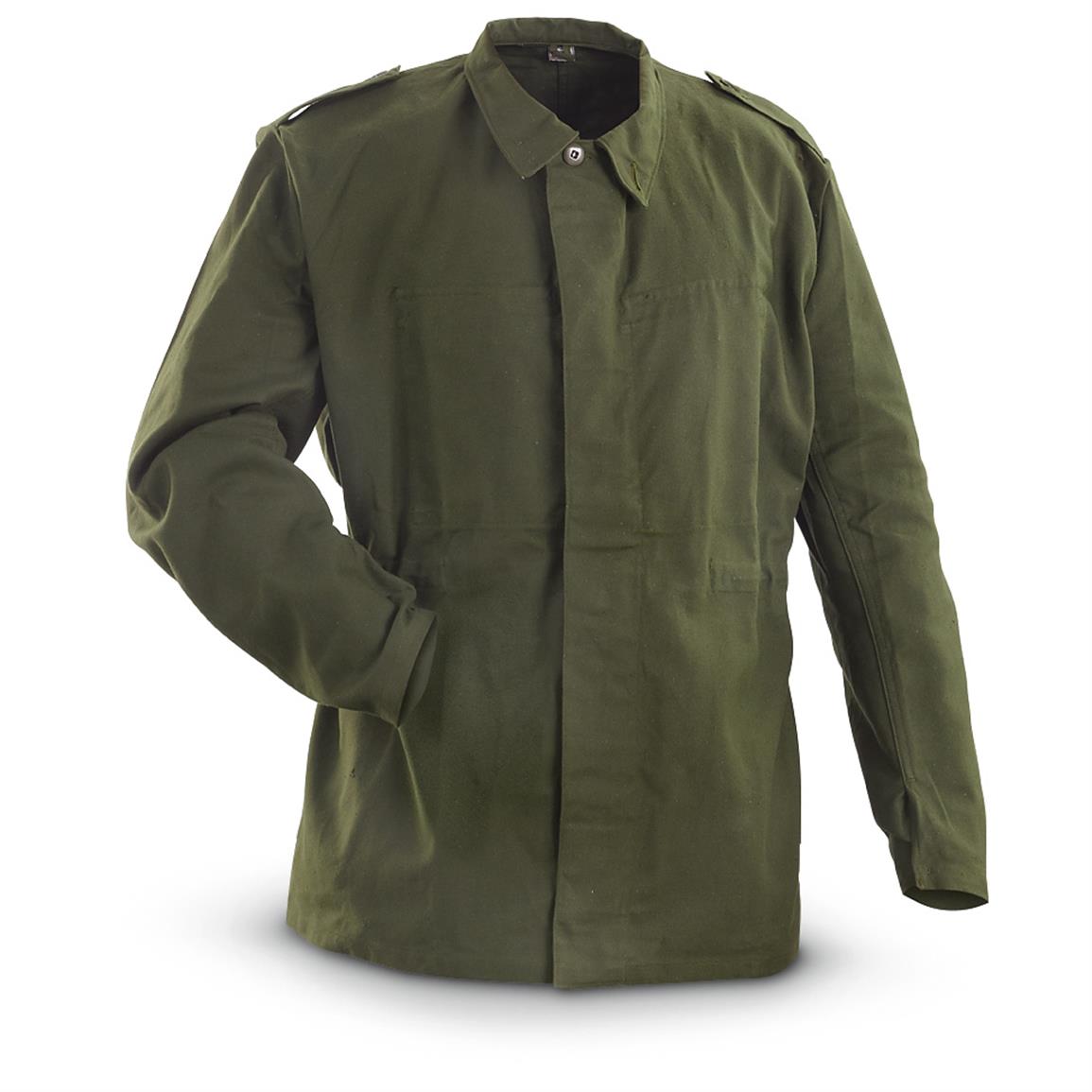 New Swedish Military Surplus Air Force Jacket - 584531, Uninsulated ...