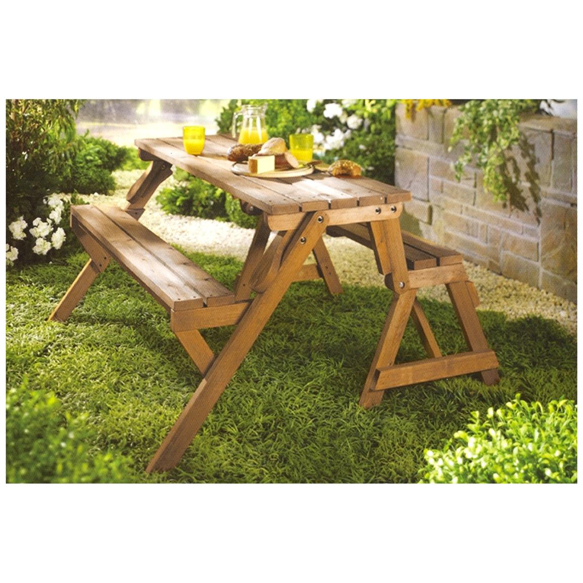 Merry Productsâ„¢ Interchangeable Picnic Table / Garden 