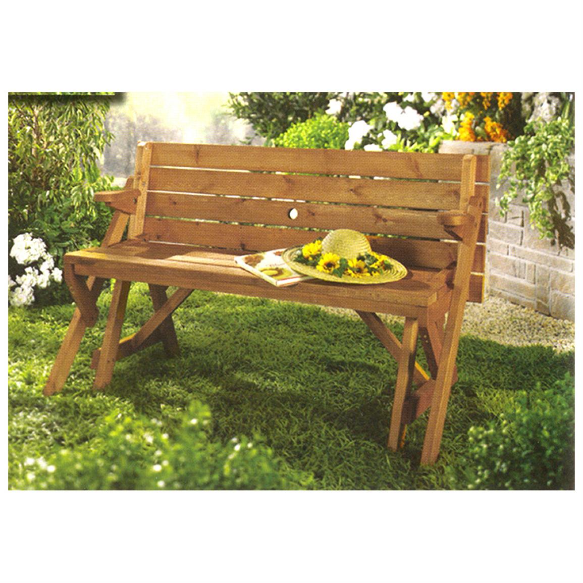 Merry Productsâ„¢ Interchangeable Picnic Table / Garden 