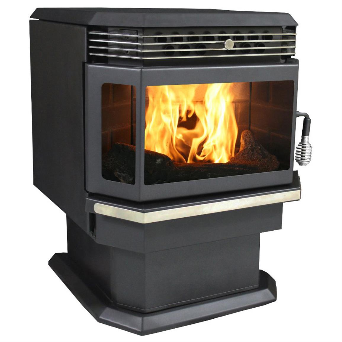 u.s. stove company bay front pellet stove - 588706, wood