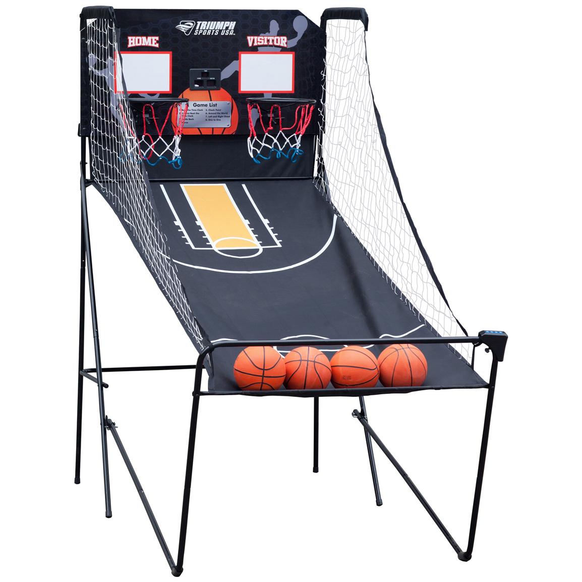 Triumph Sports 2-player 8-in-1 Arcade Basketball Game ...