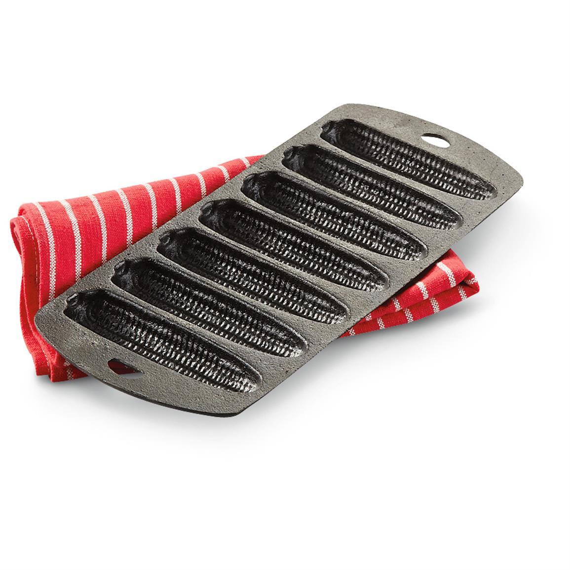 Seasoned Cast Iron Cornbread Pan 590338, Cast Iron at Sportsman's Guide