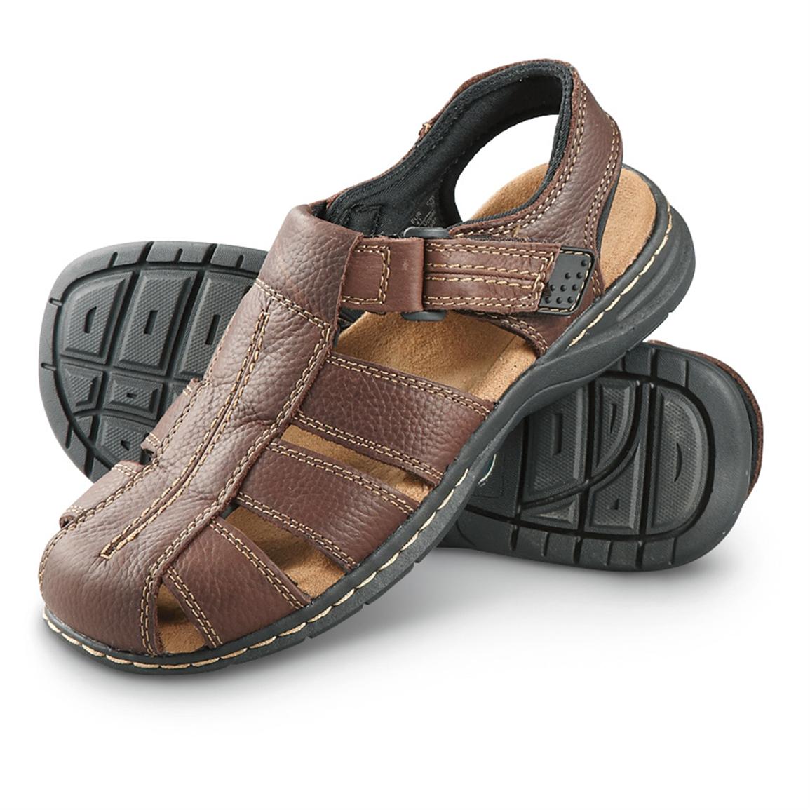 Men's Dr. Scholl's Gaston Sandals, Briar - 590538, Sandals & Flip Flops ...