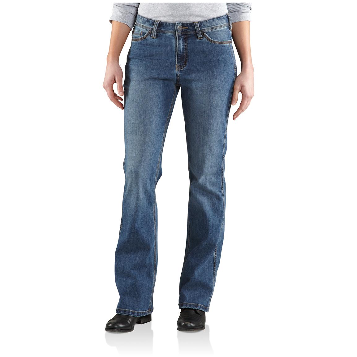 Tall Carhartt® Women's Original Fit Jasper Denim Jeans - 590680, Jeans ...