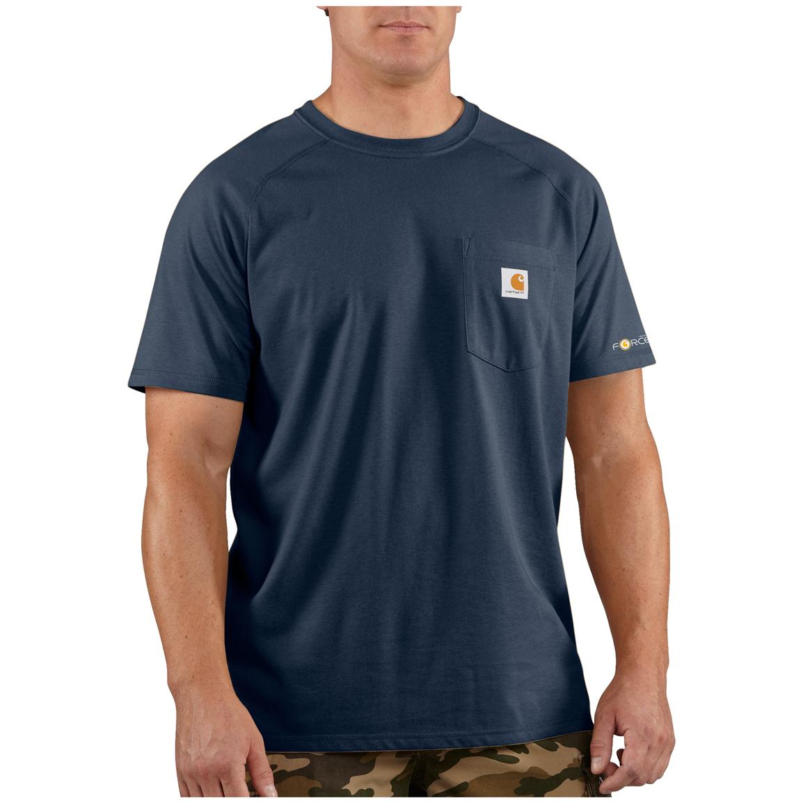 Carhartt Force Cotton Short-sleeved T-shirt - 590859, T-Shirts at ...