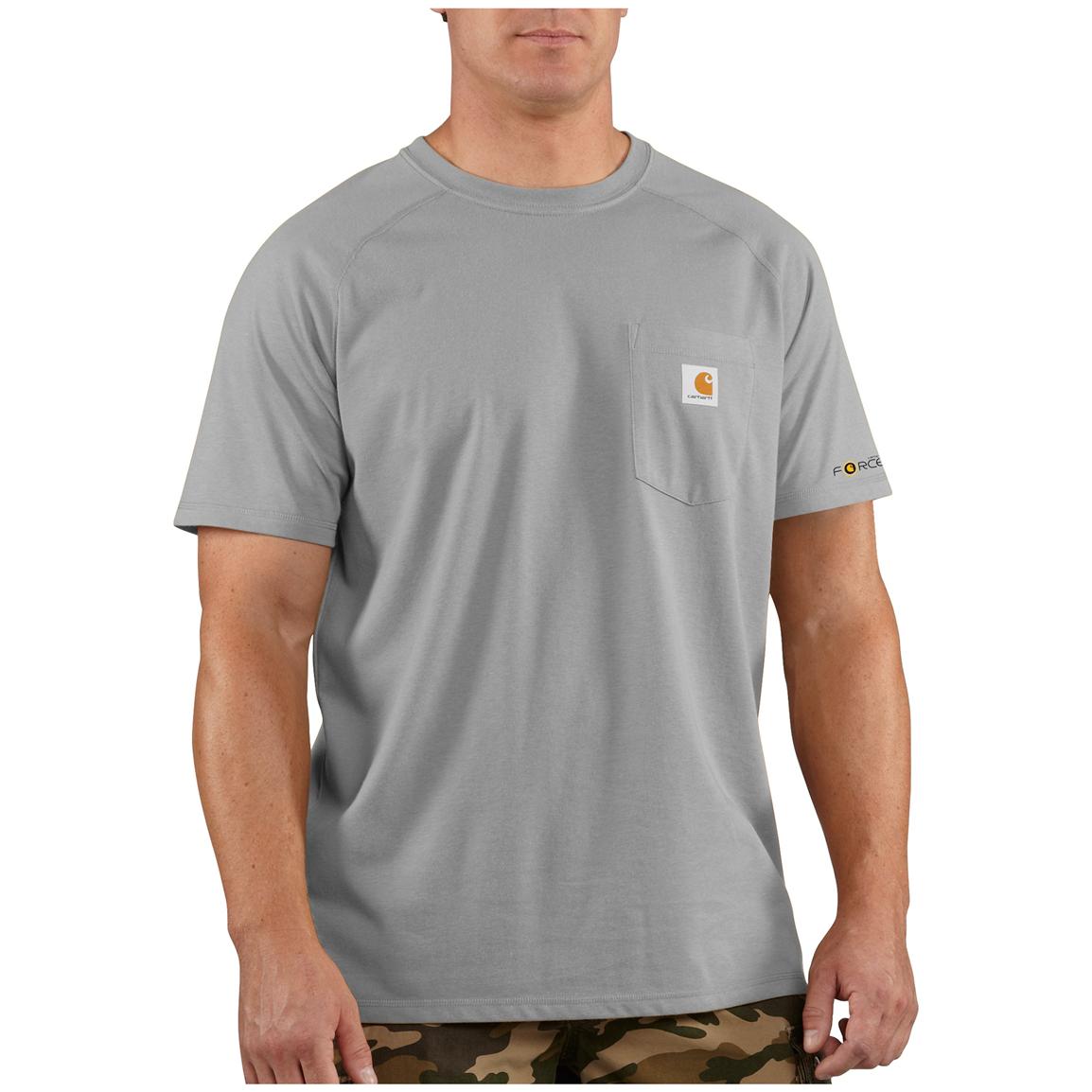 Carhartt Force Cotton Short-sleeved T-shirt - 590859, T-Shirts at ...