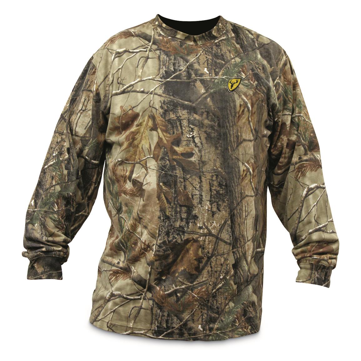 Men's ScentBlocker Long-Sleeve T-Shirt, Realtree Xtra - 591330, Camo ...