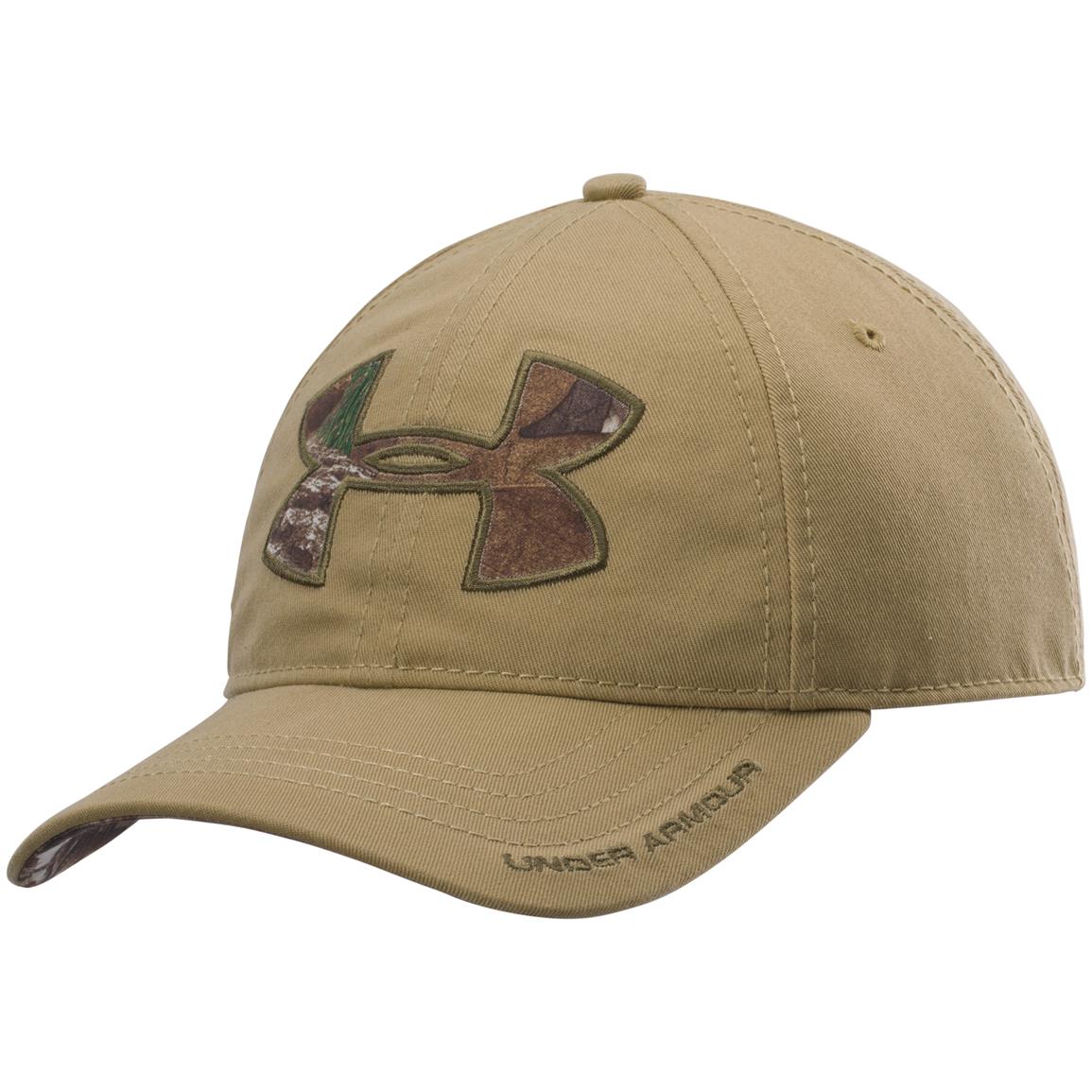 brown under armour hat