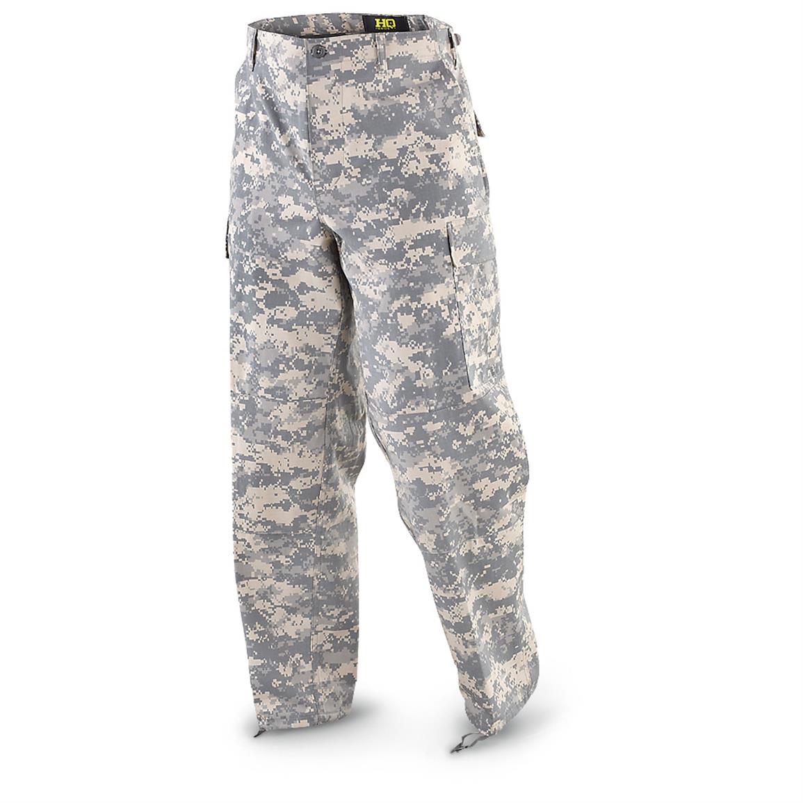 HQ ISSUE Military-style BDU Cotton Ripstop Pants - 592360, Tactical ...