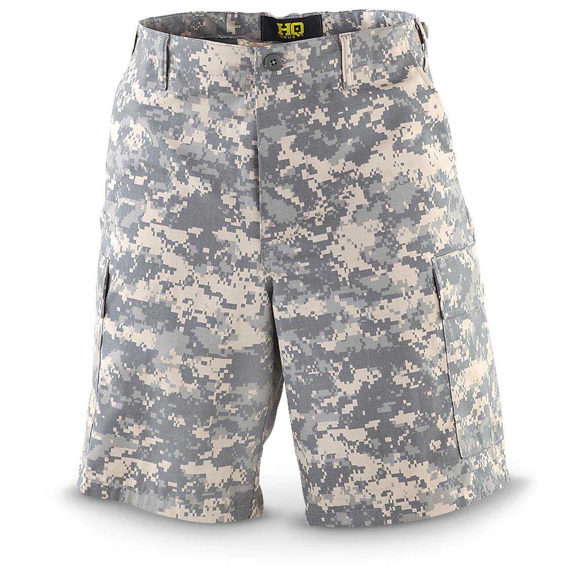 HQ ISSUE Military-Style BDU Cotton Ripstop Shorts - 592362, Tactical ...