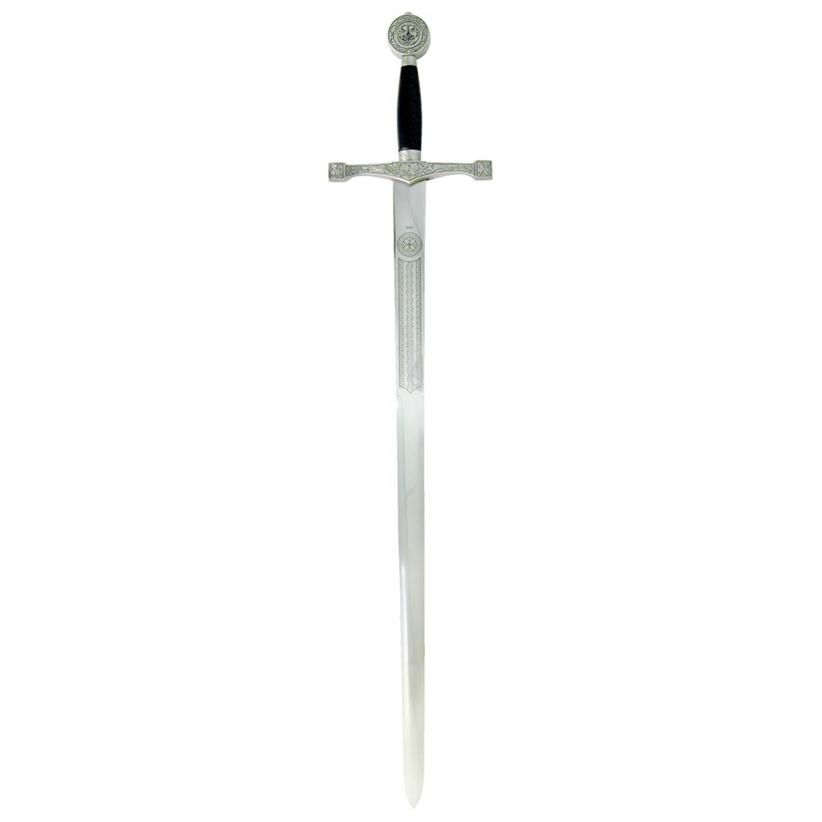 Master Cutlery® 44" Excalibur Sword with Hard Scabbard 592401, Swords