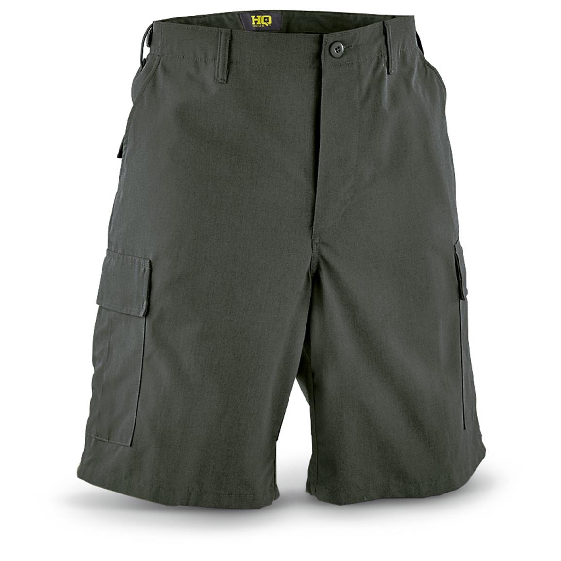 olive drab cargo shorts