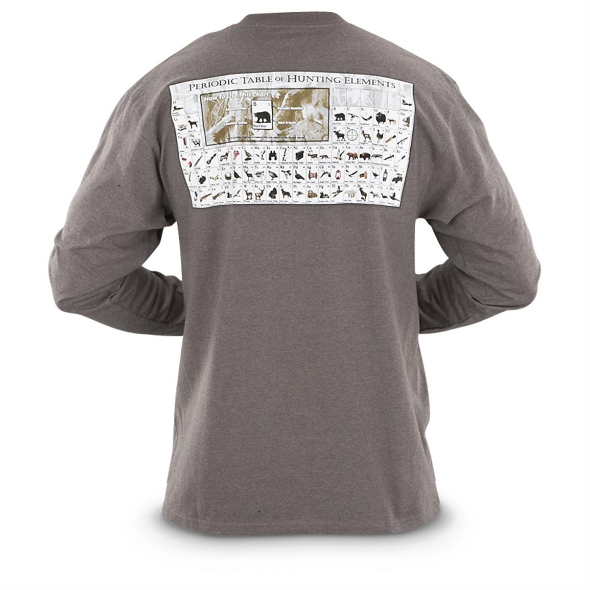 columbia periodic table of hunting shirt