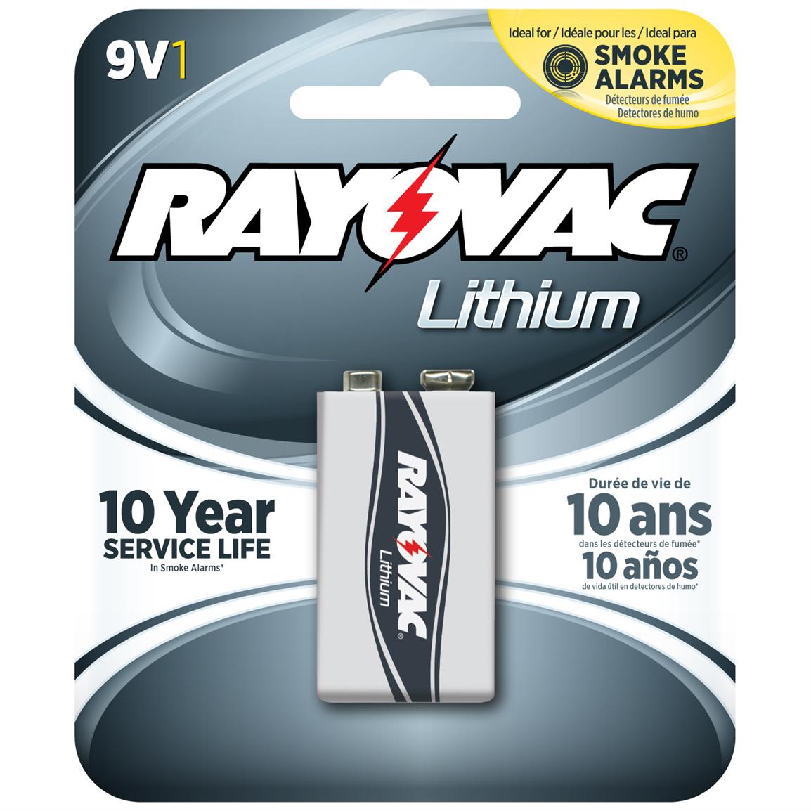 Rayovac® 9V Lithium Battery