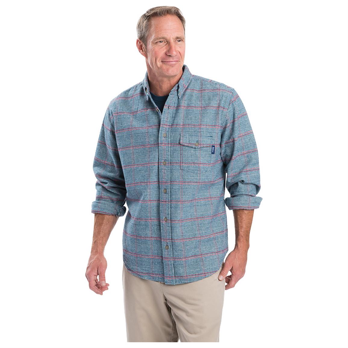 woolrich men's long sleeve shirts