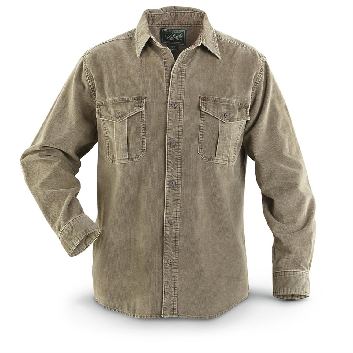 woolrich men's long sleeve shirts